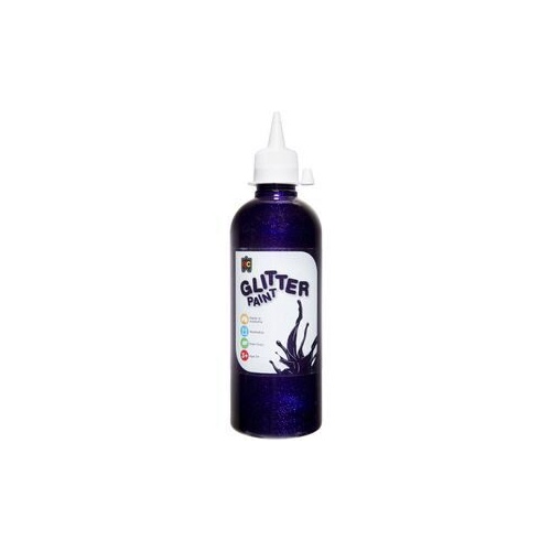 Educational Colours Glitter Paint 500Ml Purple