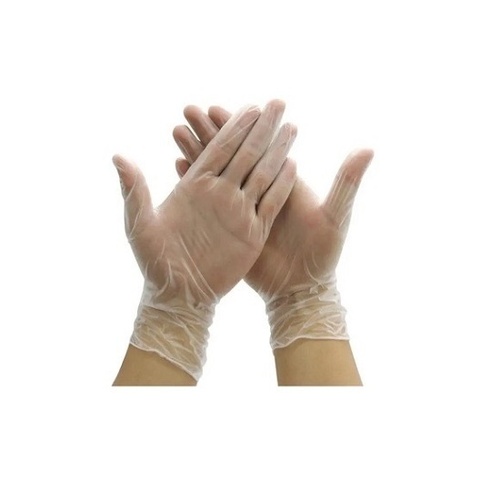 Disposable Vinyl Gloves Box Of 100 Large 