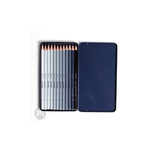 Micador (Roymac) Assorted Greys Pencil Sketching Set (2H-9B)
