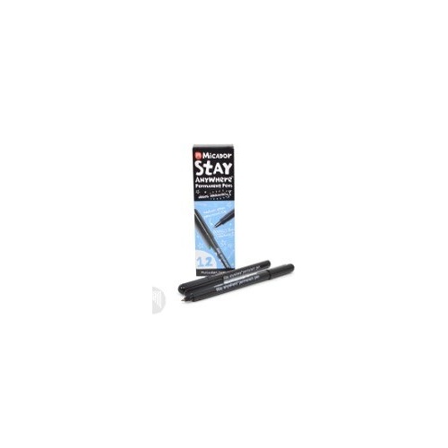 Micador Stay Anywhere Pen Black Box Of 12