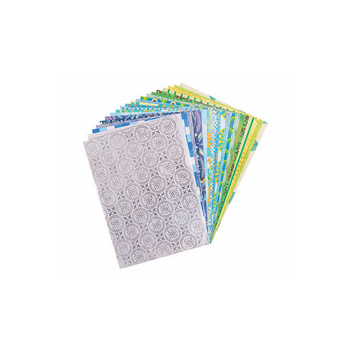 Handmade Paper Cool Colours A4 Packet Of 20