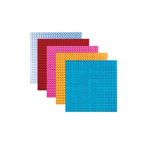 Holigraphic Adhesive Paper Squares 15 X 15Cm Packet Of 30 Assorted Colours
