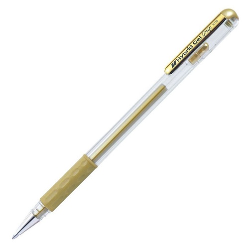Uniball Signo Gel Ink Rollerball .8mm Metallic Gold Single Pen