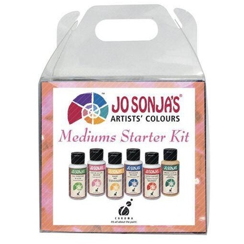 *Limited Stock* Jo Sonja Mediums Starter Set 6 X 60Ml Bottles