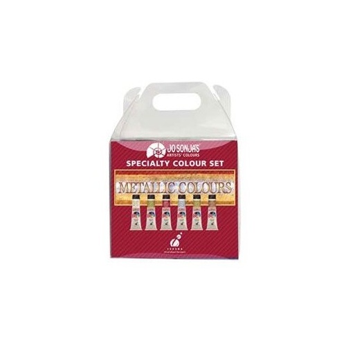 Jo Sonja Metallic Colours Set Of 6 X 20Ml Tubes