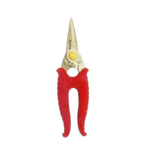 Shears 190Mm Plastic Handles, Metal Blades Perfect For Cutting Wire And Metal Shim