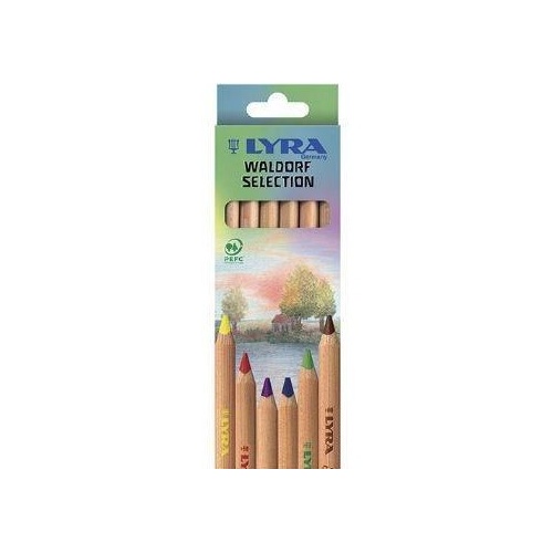 Lyra Super Ferby Unlacquered Waldorf Selection Hangable Cardboard Box 6 Pcs