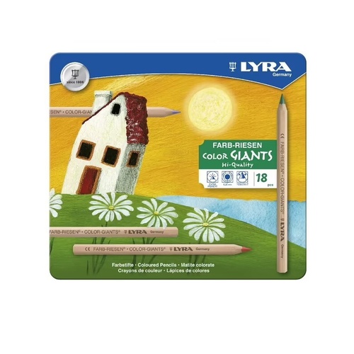 Lyra Color-Giants Unlacquered Metal Box 18 Pcs