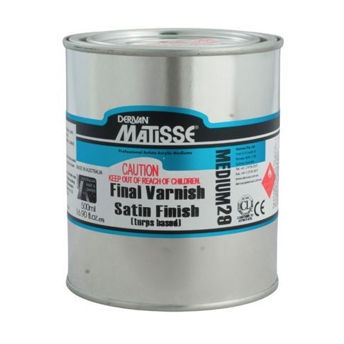 Matisse Satin Turps Based Varnish 250Ml