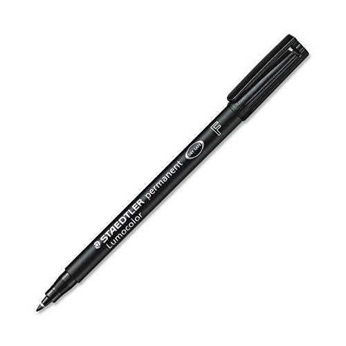 Multi Markers Permanent Fine Tip Packet 10 Black. Suitable On Cd, Dvd, Glass, Wood & Ohp Acetate.