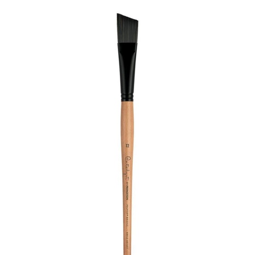 Princeton Catalyst Synthetic Long Handle Angle Bright Size 12
