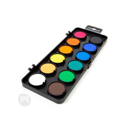 Koh-I-Noor Watercolour Pan Set Of 12 Assorted Colours