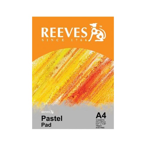 Pastel Paper Pad 100Gsm A3 15 Sheets Assorted Colours