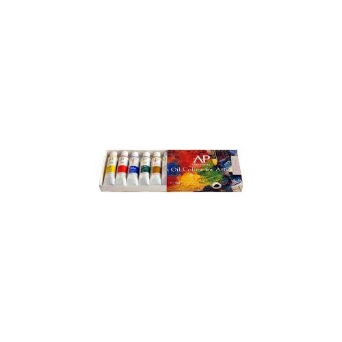 Art Prism Student Oil Starter Set 6 X 40Ml Tubes Assorted Colours