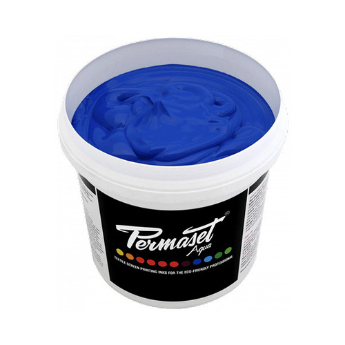 PERMASET AQUA SCREEN INK 1 LITRE BLUE B (STD1)