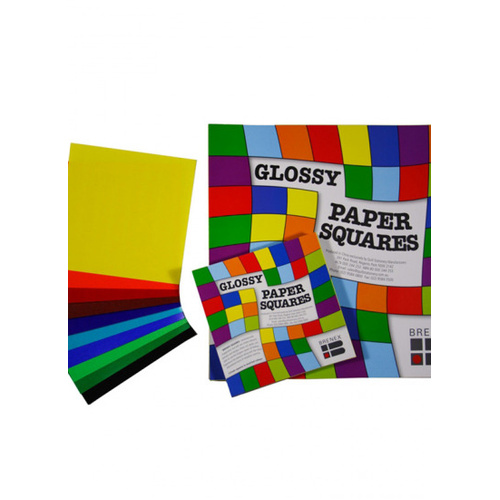 Brenex Paper Squares Gloss Packet Of 360 Assorted Colours