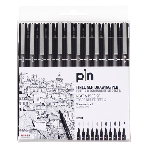 Uni Pin Fine Line Pin-200 Wallets