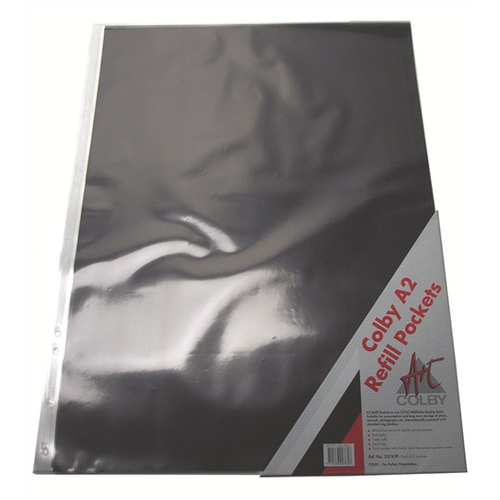Pockets For Refillable Display Book A2 Packet Of 5