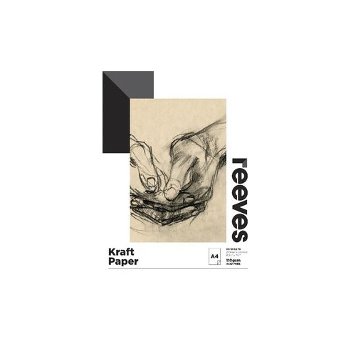 WHILE STOCKS LAST - Reeves Kraft Paper Pads 110Gsm A3 50 Sheets