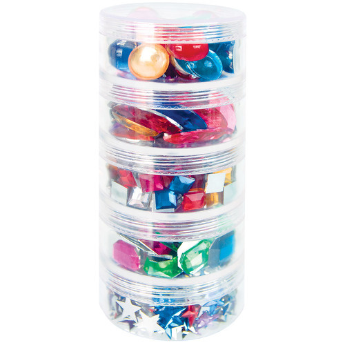 Rhinestone Jewels Bulk 700Pcs In Stackable Container