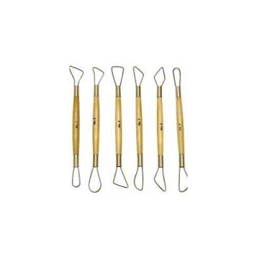 Round Wire Modelling Tools Set Of 6 Assorted
