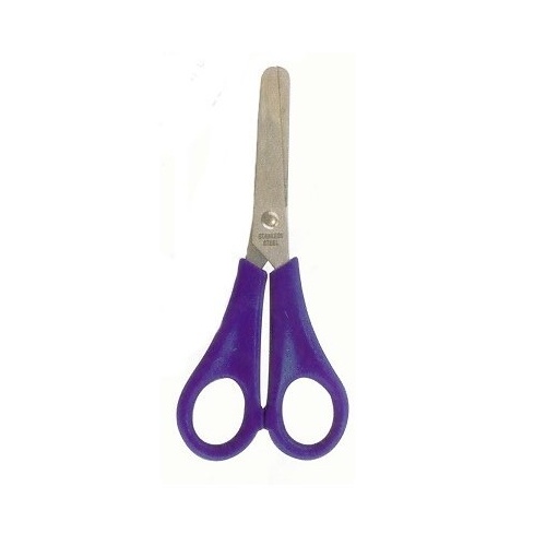 Kindy Scissors B 135Mm Plastic Handles With Stainless Steel Blades Right Handed