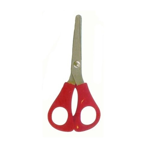 Scissors Primary G 135Mm Cushion Grip Handles, Rounded Stainless Steel Blades