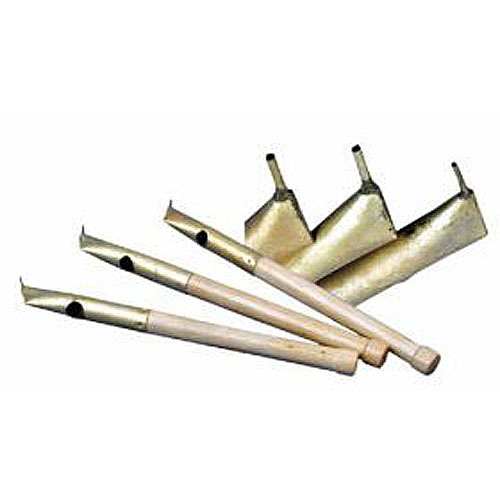Large Taiwanese Cantings Sold Individually. Wooden Handles With Strong Brass Heads.