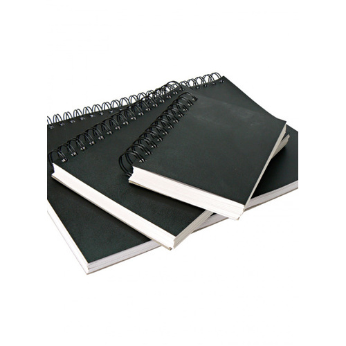 Visual Art Diary 110Gsm A3 60 Sheets Black Polypropylene Cover